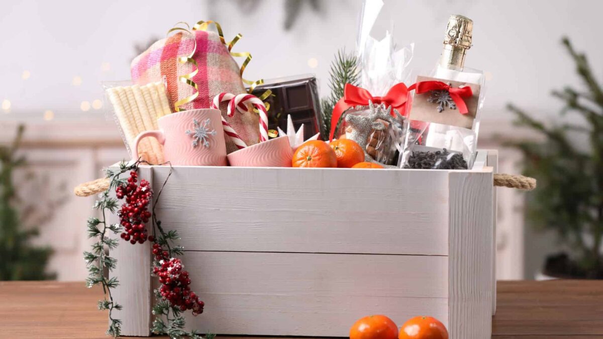 Cajas para cestas de Navidad